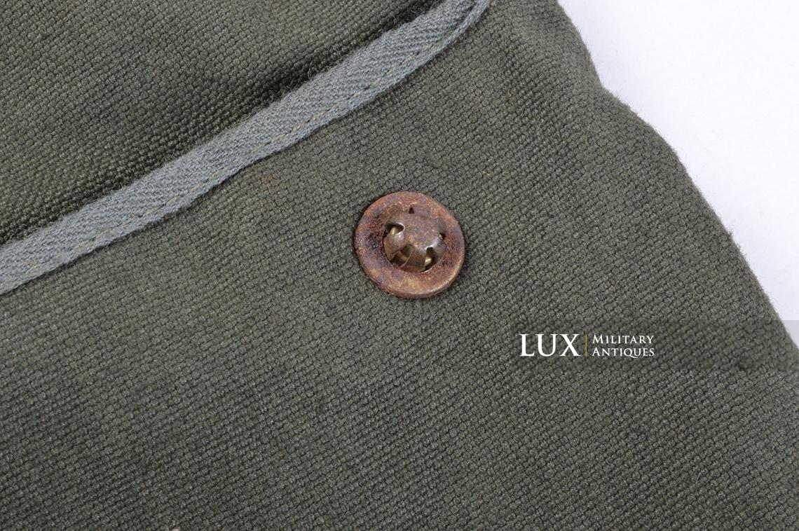 Early German paratrooper gas mask carrying bag, « BWZ » - photo 27