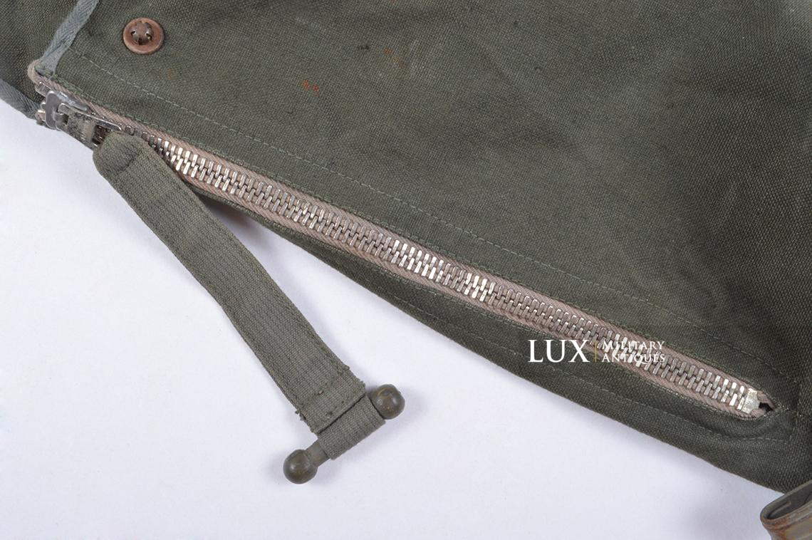 Early German paratrooper gas mask carrying bag, « BWZ » - photo 29