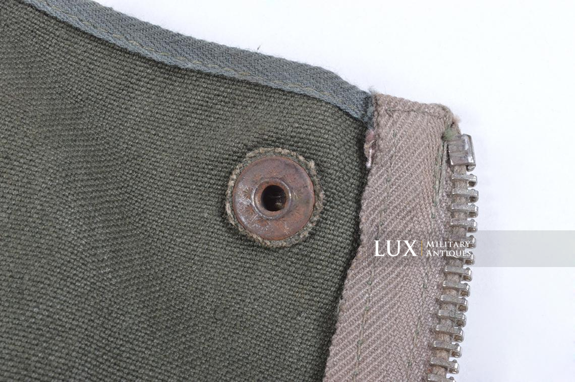 Early German paratrooper gas mask carrying bag, « BWZ » - photo 32