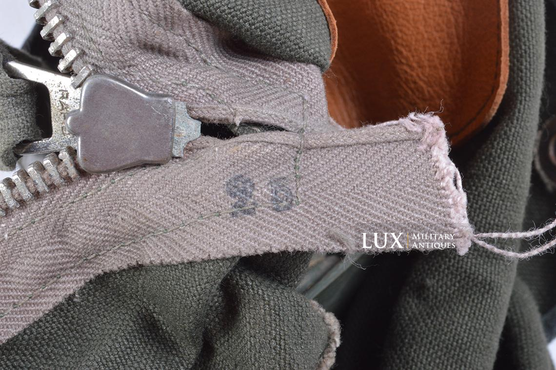 Early German paratrooper gas mask carrying bag, « BWZ » - photo 37