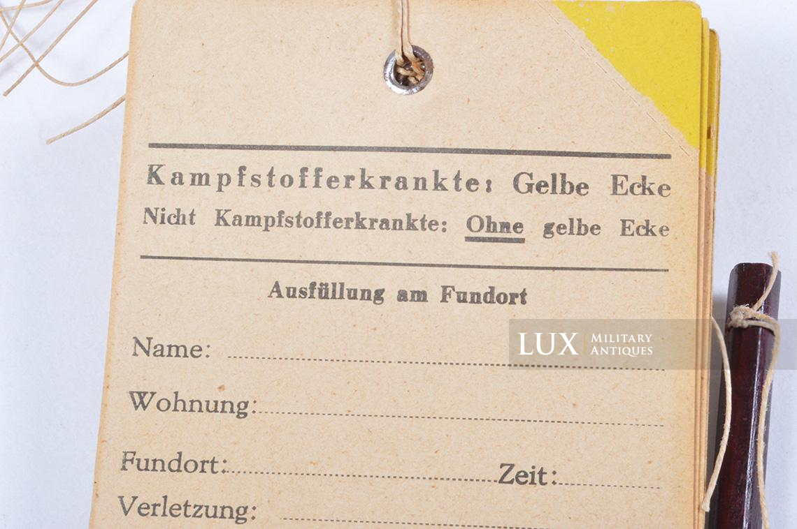 German medical wound tag booklet, « WUNDZETTEL » - photo 12