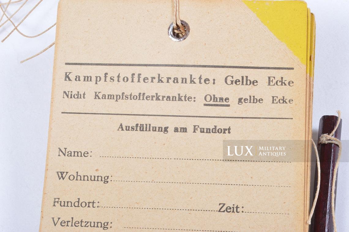 Carnet allemand d'étiquettes de blessés, « WUNDZETTEL » - photo 12