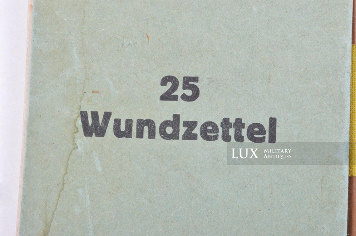 German medical wound tag booklet, « WUNDZETTEL » - photo 8