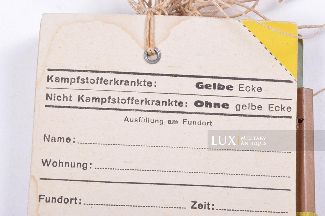 German medical wound tag booklet, « WUNDZETTEL » - photo 12