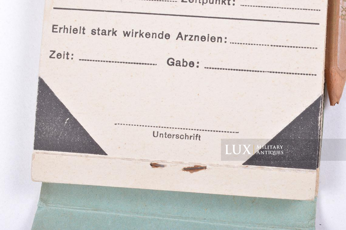 German medical wound tag booklet, « WUNDZETTEL » - photo 13