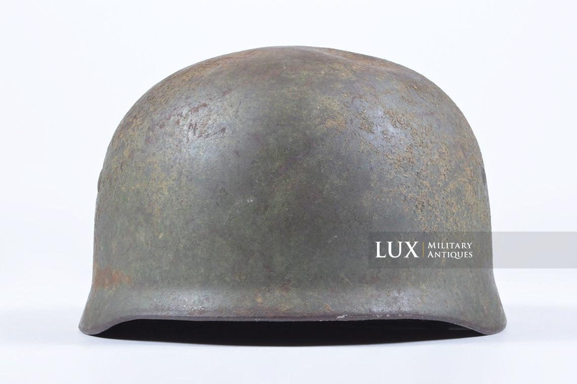 M38 Fallschirmjäger battle damaged double decal combat helmet in « FJR6 » camouflage - photo 8