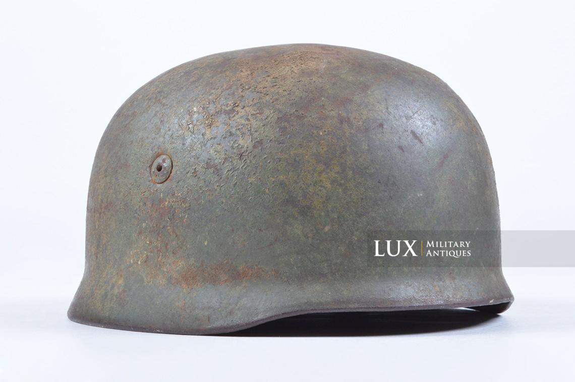 M38 Fallschirmjäger battle damaged double decal combat helmet in « FJR6 » camouflage - photo 9
