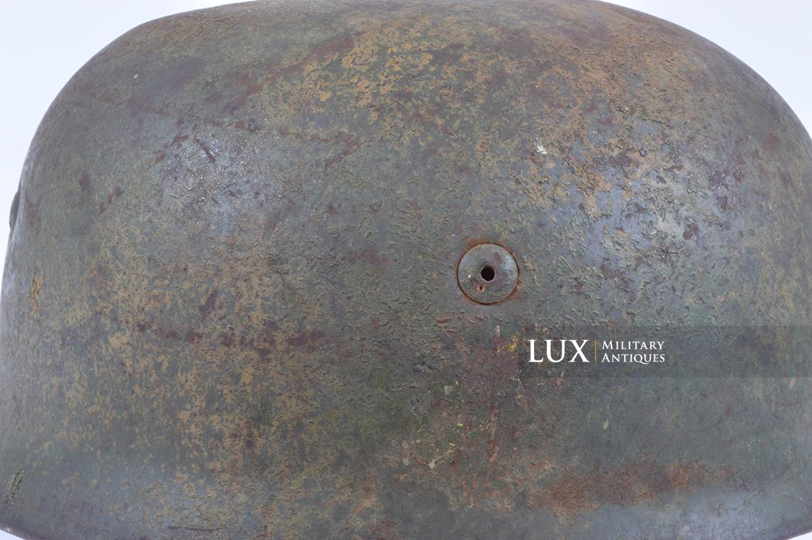 M38 Fallschirmjäger battle damaged double decal combat helmet in « FJR6 » camouflage - photo 22