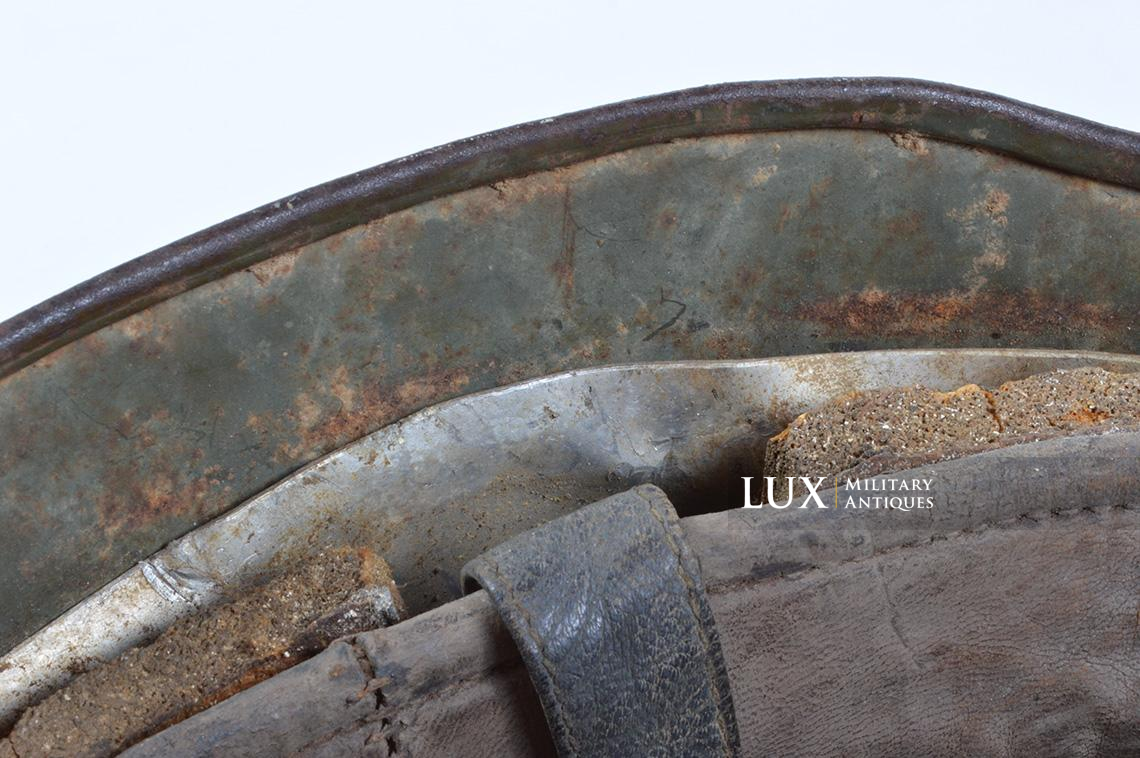 M38 Fallschirmjäger battle damaged double decal combat helmet in « FJR6 » camouflage - photo 43