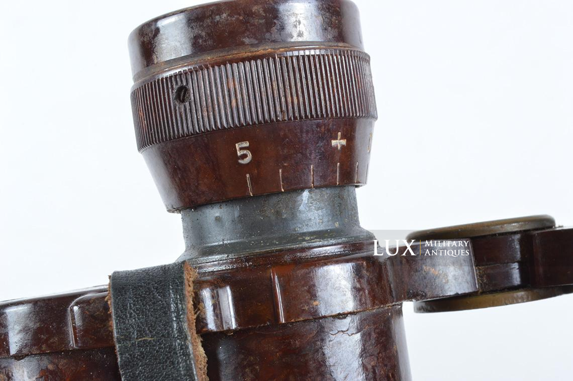 German bakelite 6x30 power issue field binoculars, « Dienstglas cxn » - photo 24