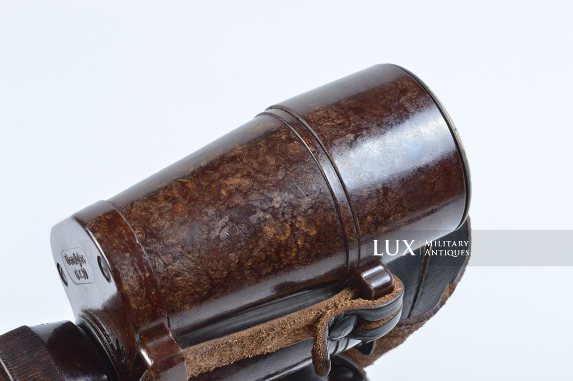 German bakelite 6x30 power issue field binoculars, « Dienstglas cxn » - photo 29
