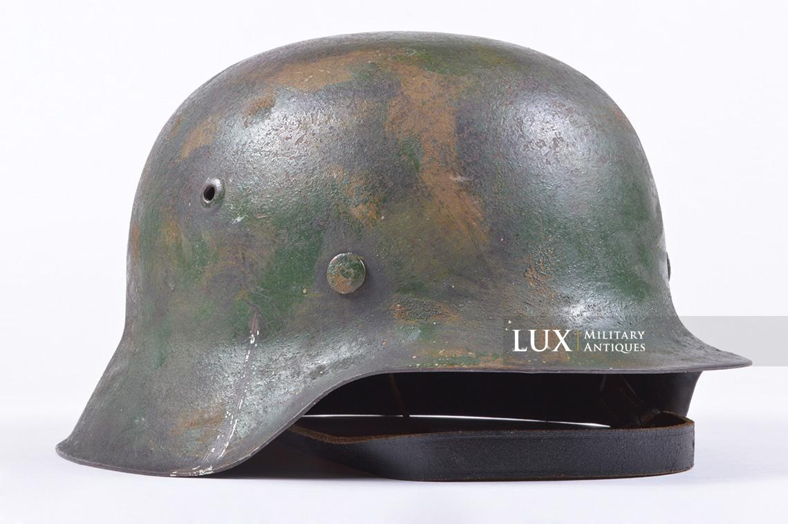 M42 sand textured two-tone camouflage Luftwaffe helmet - photo 9