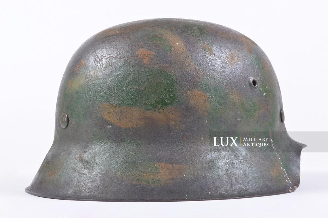 M42 sand textured two-tone camouflage Luftwaffe helmet - photo 11