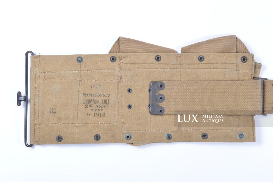 Ceinturon US M1918 BAR, « P.B.&CO. JULY 1918 » - photo 9