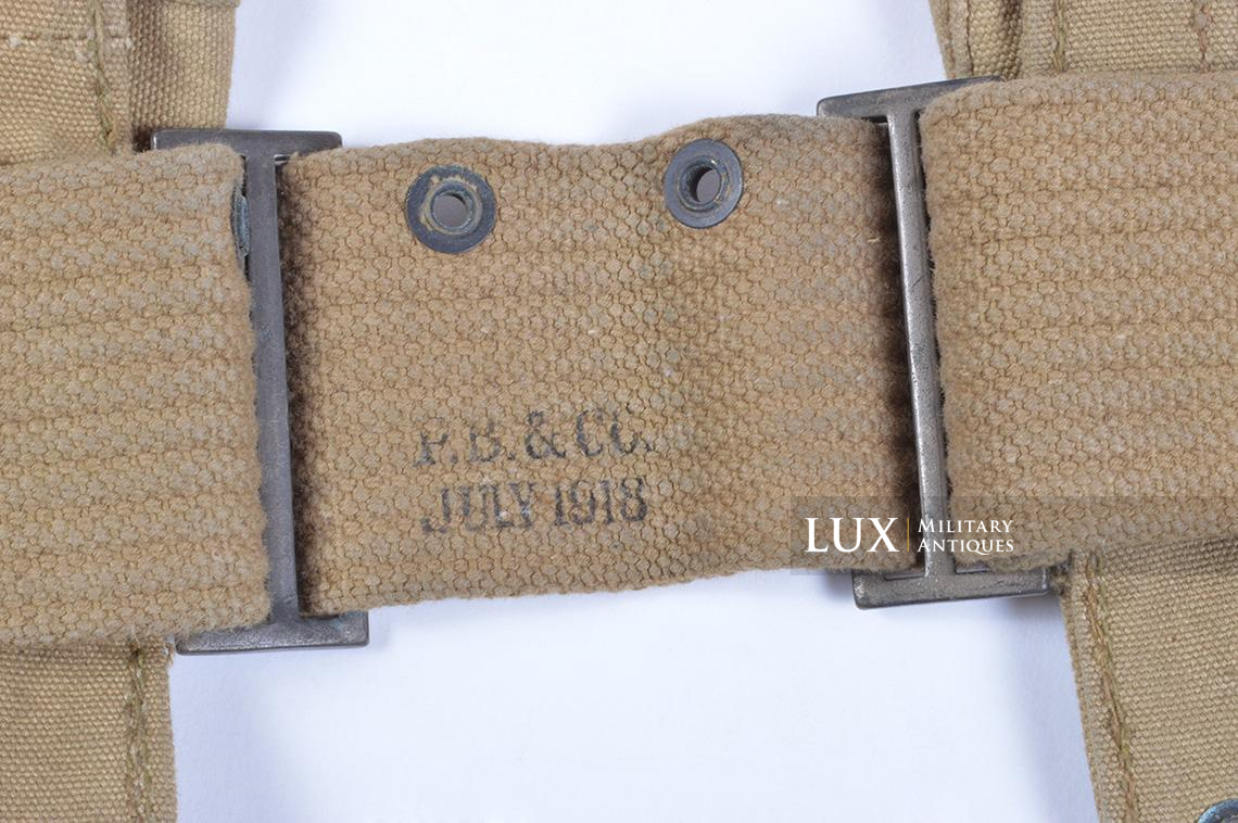 Ceinturon US M1918 BAR, « P.B.&CO. JULY 1918 » - photo 10