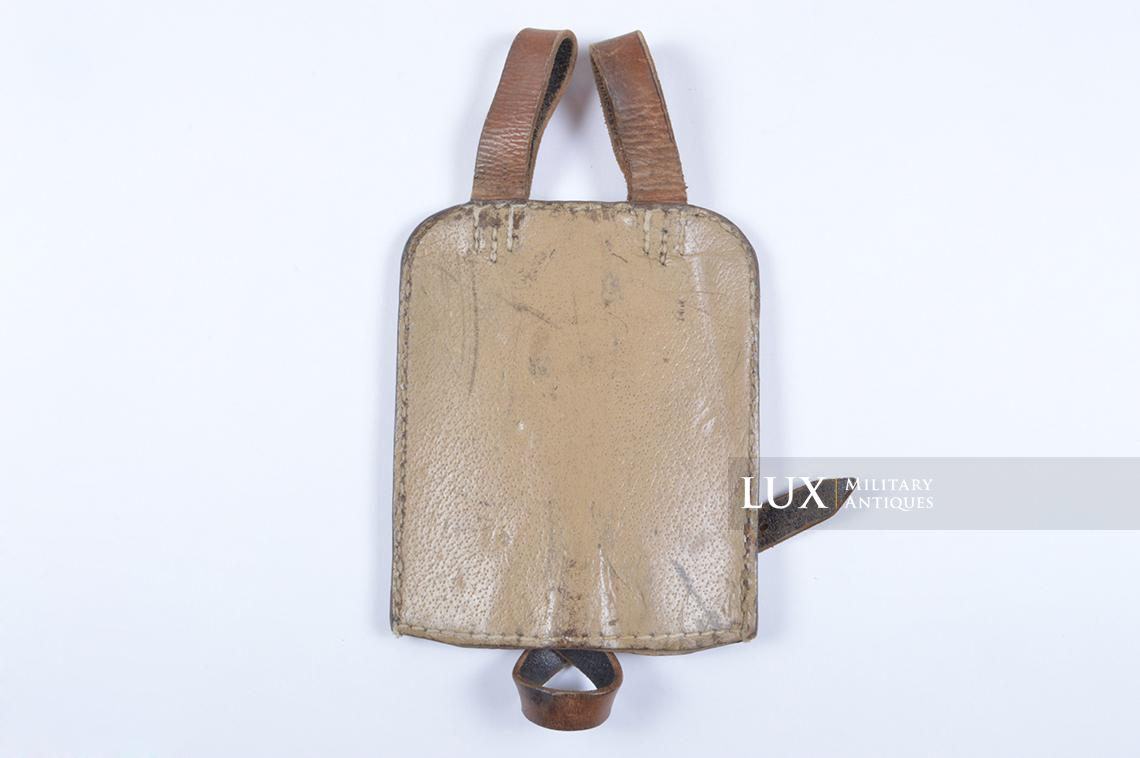 German late-war tan pressed cardboard entrenching tool carrying case, « jWa 4 » - photo 12
