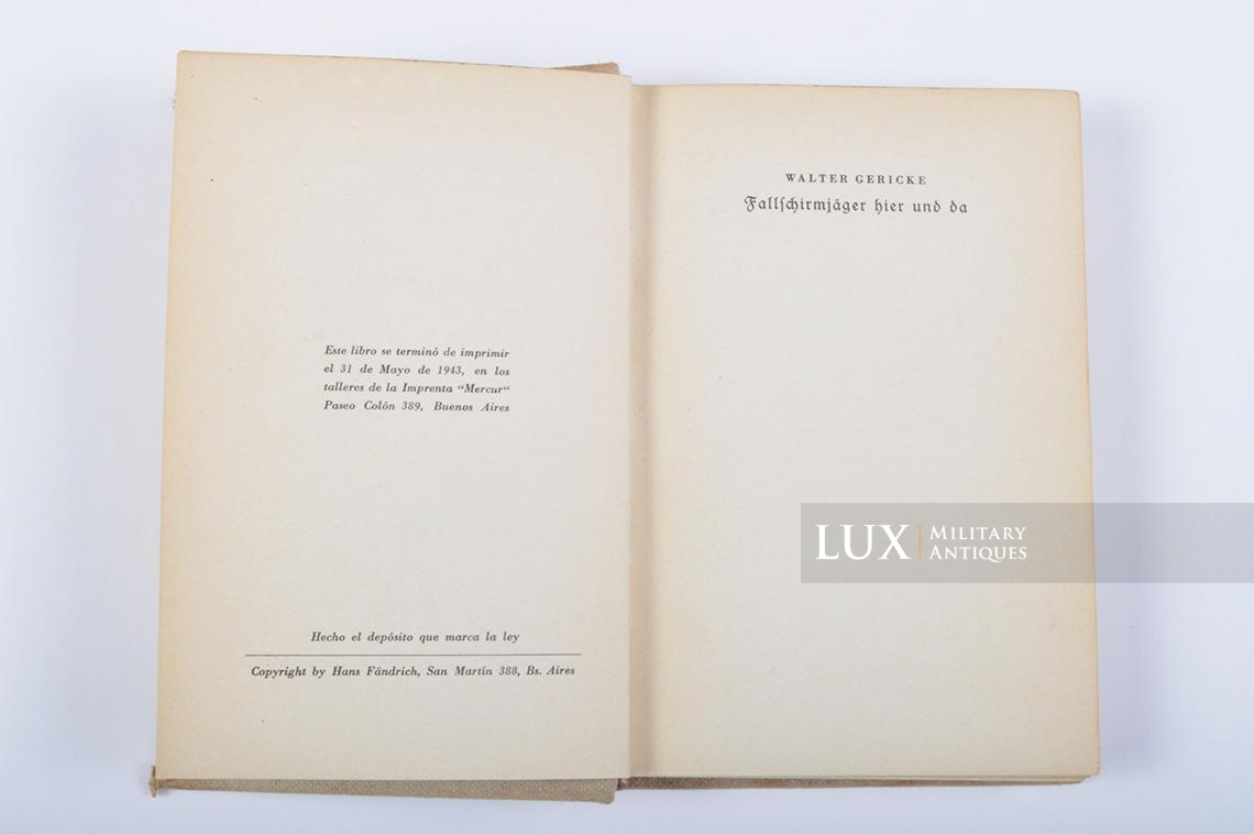 German book « Fallschirmjäger hier und da » - photo 9