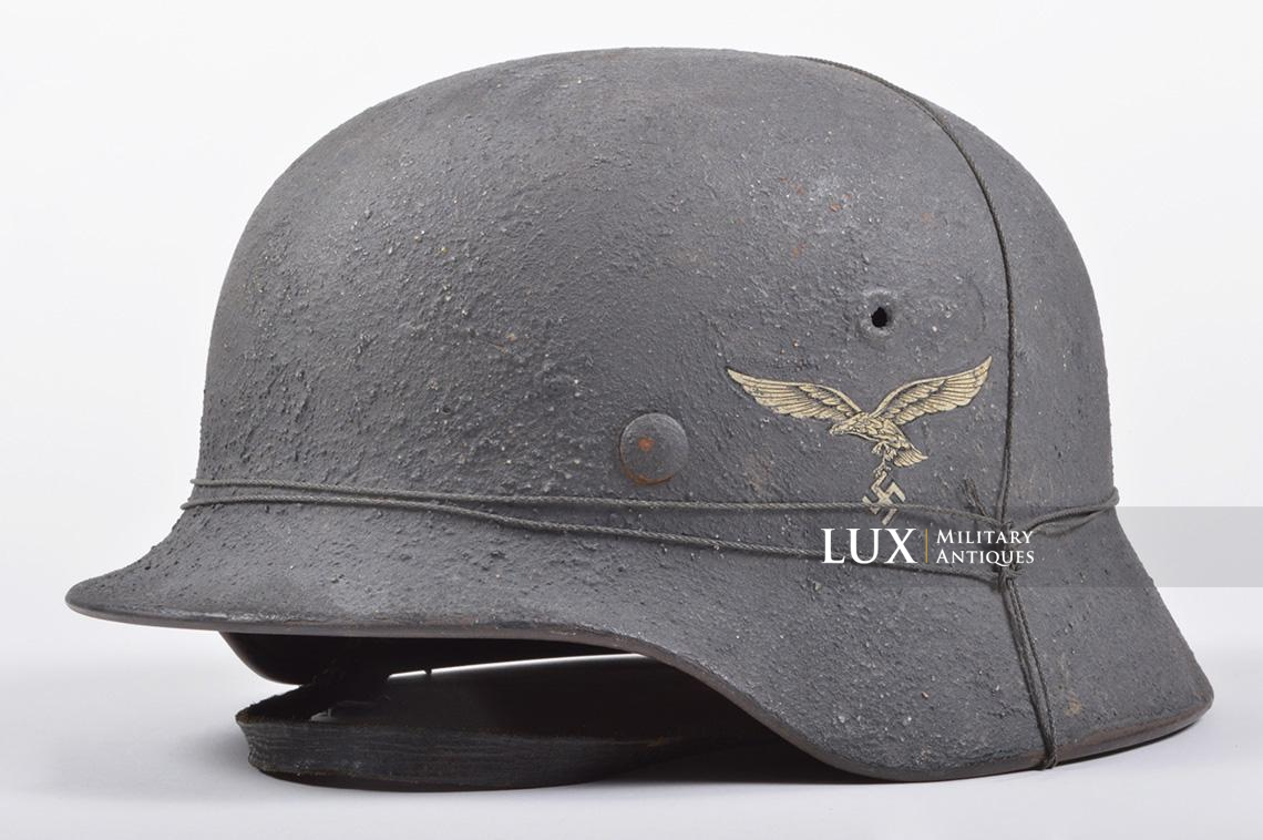 M40 Luftwaffe single decal camouflaged helmet - photo 7