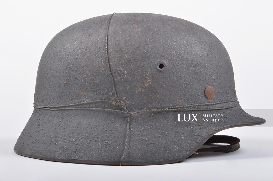 Casque M40 Luftwaffe bétonné avec cable - photo 10