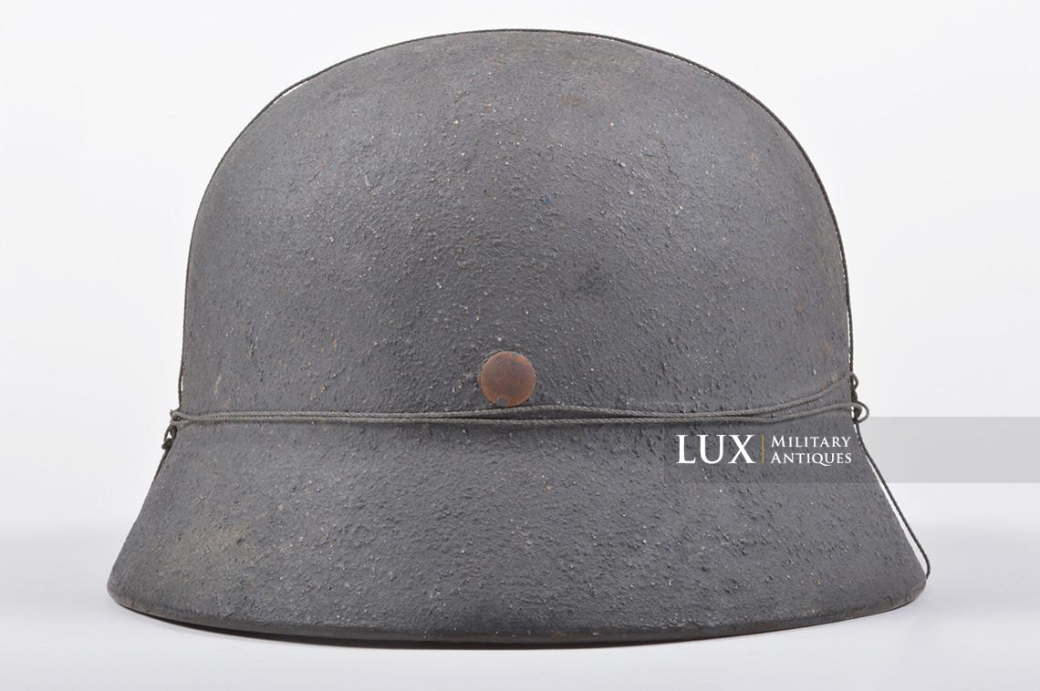 M40 Luftwaffe single decal camouflaged helmet - photo 12