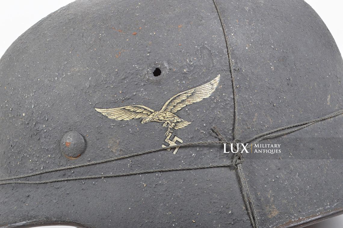 M40 Luftwaffe single decal camouflaged helmet - photo 15