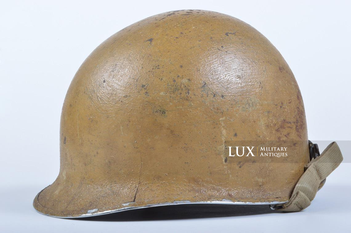 Early USM1 desert tan camouflage helmet, « El Alamein » - photo 4