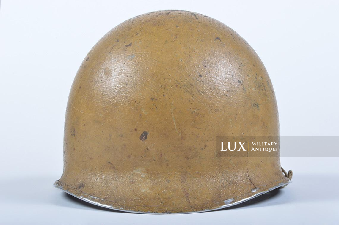 Early USM1 desert tan camouflage helmet, « El Alamein » - photo 7