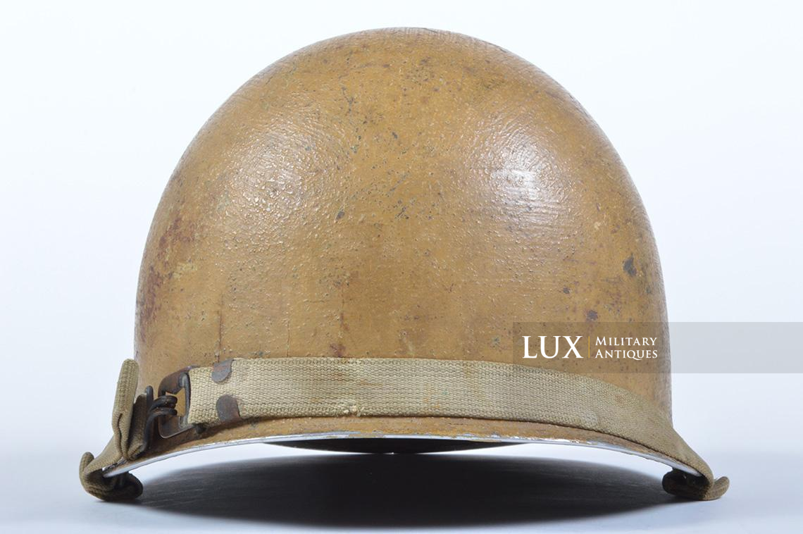 Early USM1 desert tan camouflage helmet, « El Alamein » - photo 11