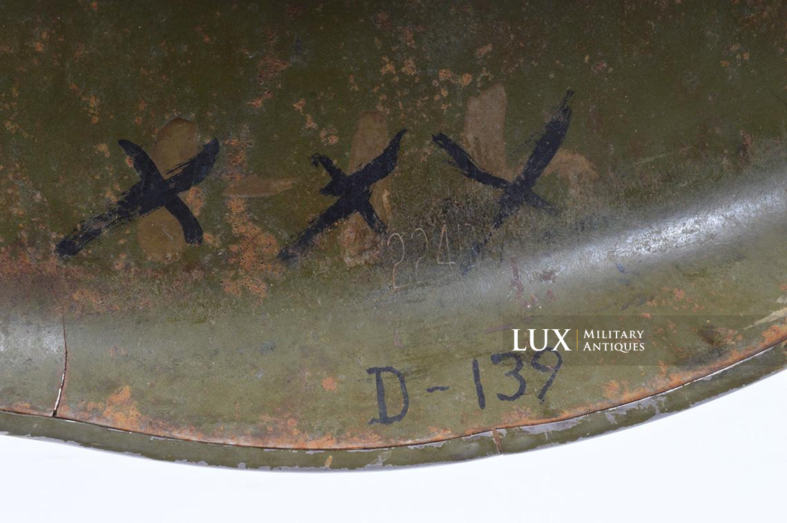 Early USM1 desert tan camouflage helmet, « El Alamein » - photo 31