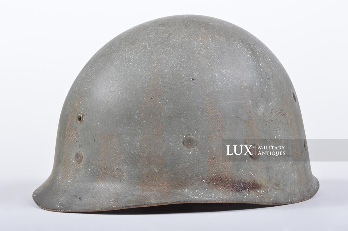 Early USM1 desert tan camouflage helmet, « El Alamein » - photo 36