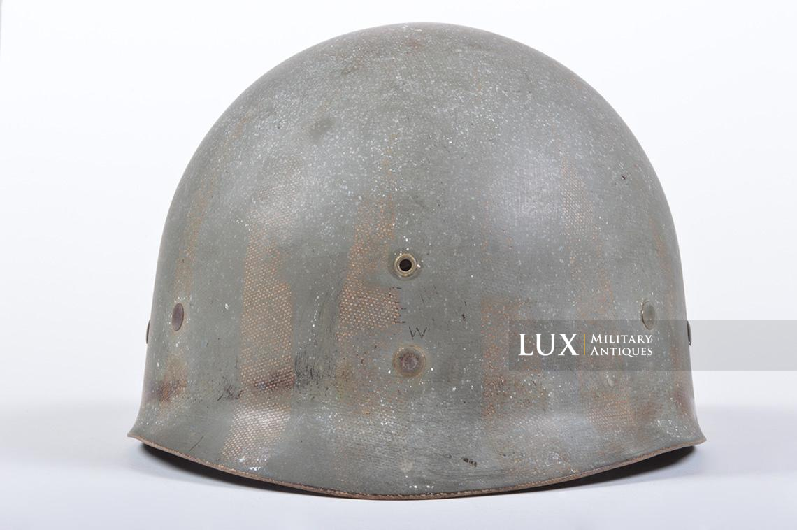 Early USM1 desert tan camouflage helmet, « El Alamein » - photo 37