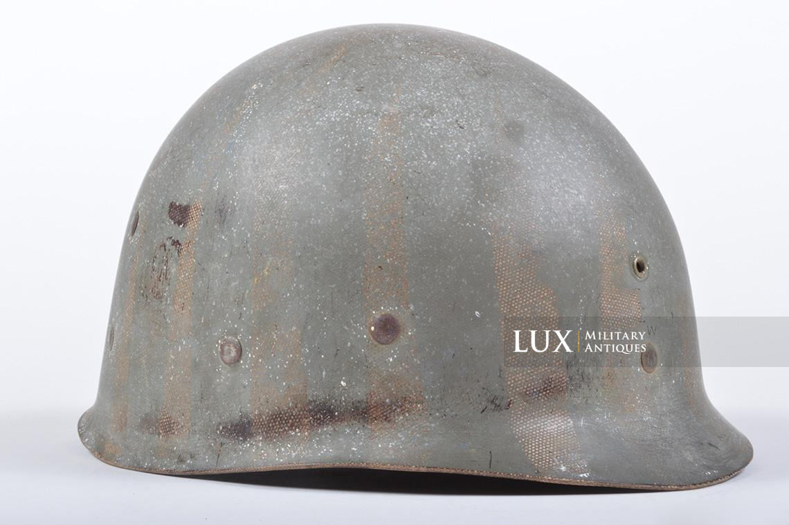Early USM1 desert tan camouflage helmet, « El Alamein » - photo 38