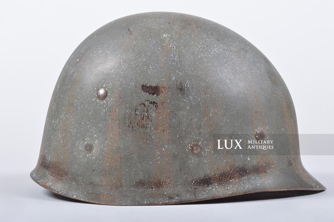 Early USM1 desert tan camouflage helmet, « El Alamein » - photo 39