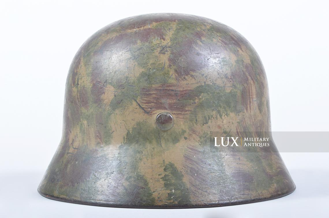 Casque M35 Heer camouflé trois tons au pinceau - photo 12