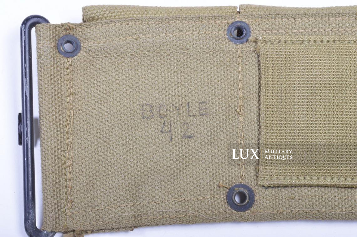 Ceinturon U.S. Garand, daté 1942 - photo 10