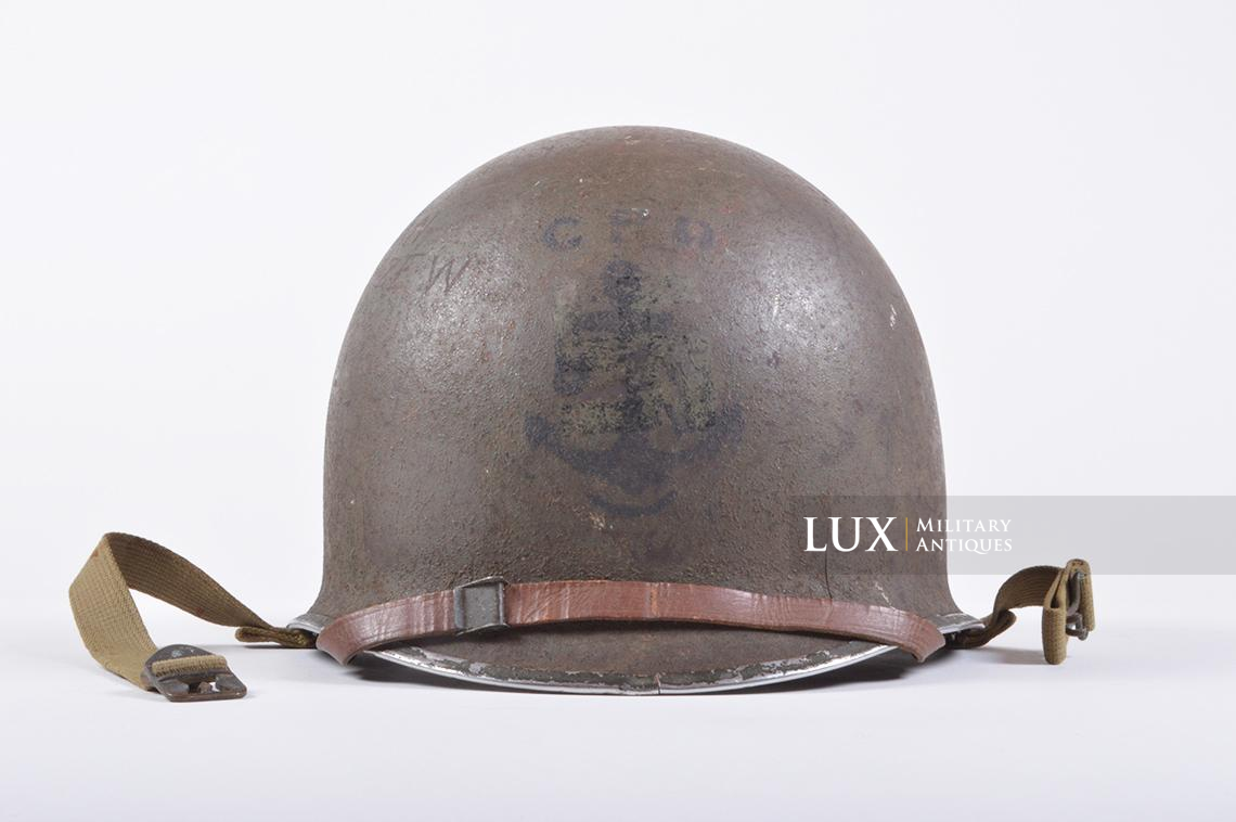 USM1 U.S.N. campaign decorated helmet - Lux Military Antiques - photo 7