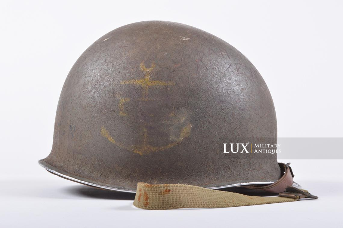 USM1 U.S.N. campaign decorated helmet - Lux Military Antiques - photo 9