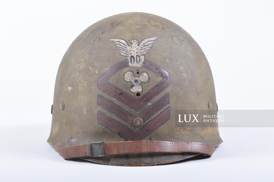 USM1 U.S.N. campaign decorated helmet - Lux Military Antiques - photo 30