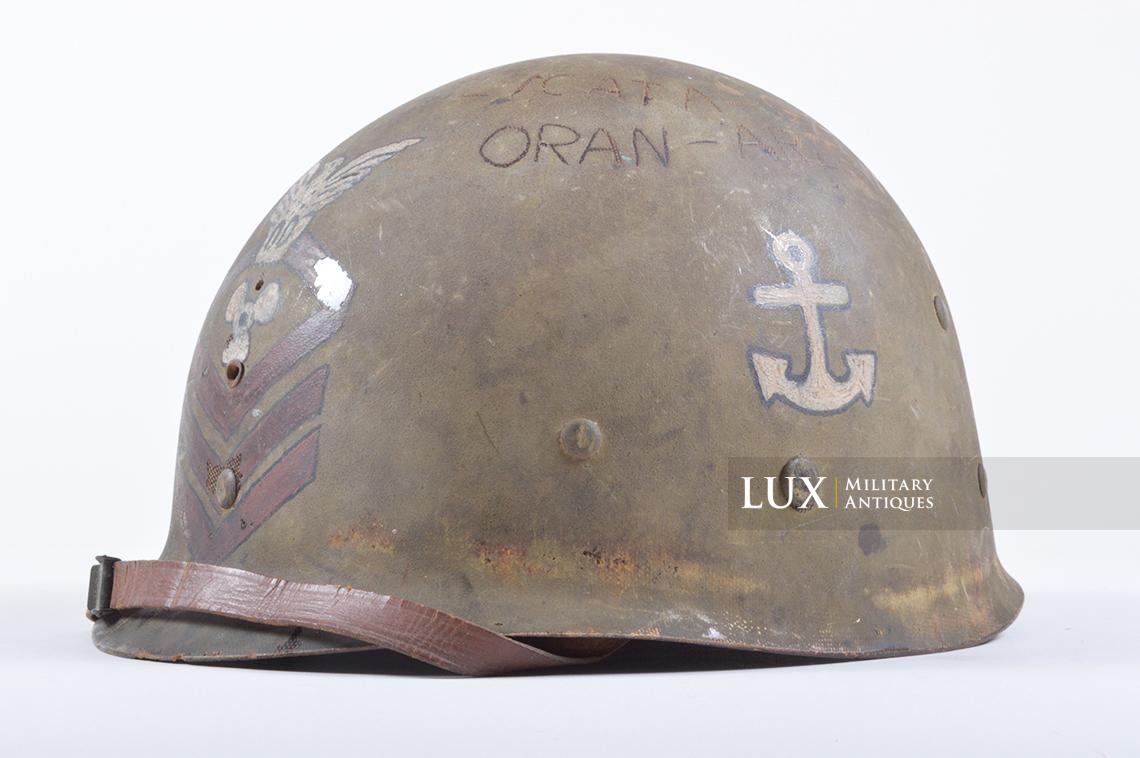 USM1 U.S.N. campaign decorated helmet - Lux Military Antiques - photo 31