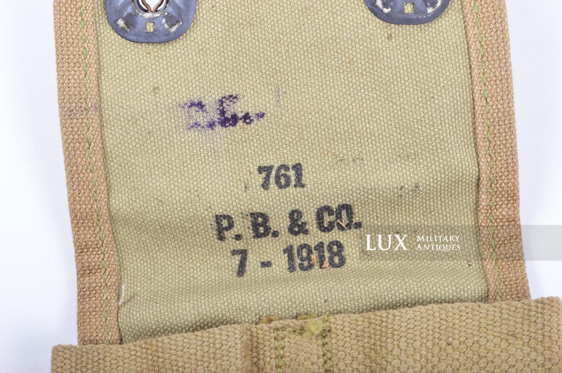US Colt 45 pistol magazine pouch, « P.B. &CO. 1918 » - photo 10