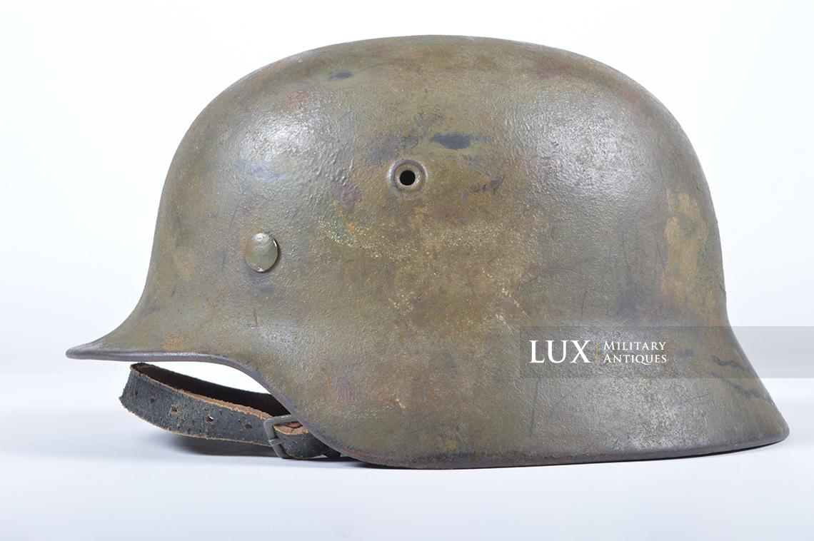 M40 Luftwaffe three-tone sand camouflage combat helmet, « Felddivision » - photo 4