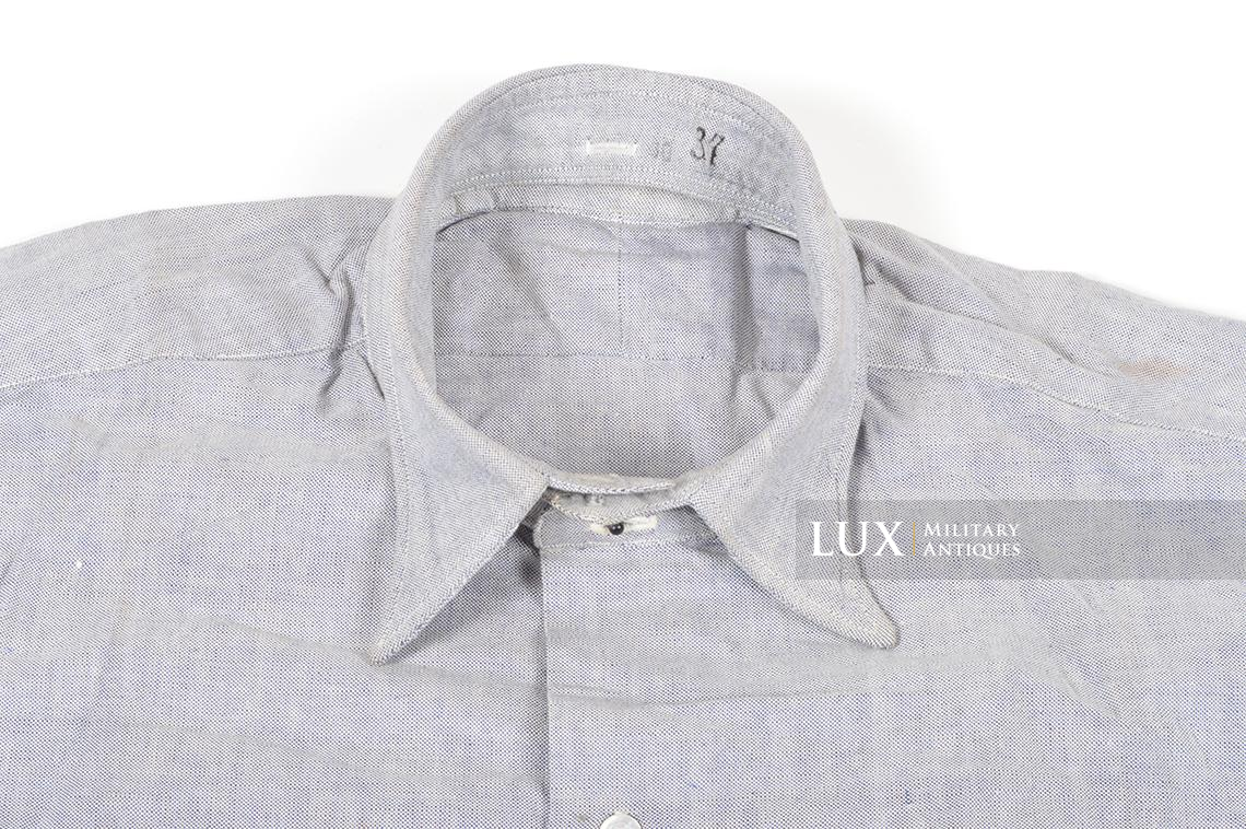 Luftwaffe issue light blue shirt - Lux Military Antiques - photo 7