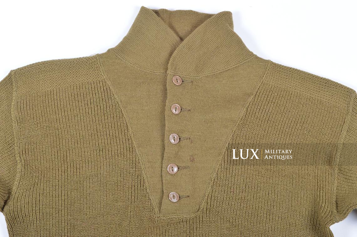 US Army High Neck Issued Sweater, dated 1942 - photo 8