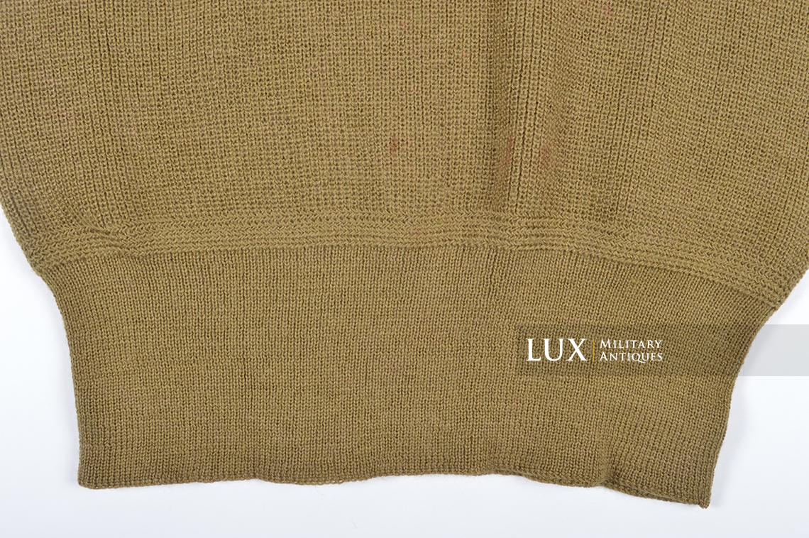 US Army High Neck Issued Sweater, dated 1942 - photo 11