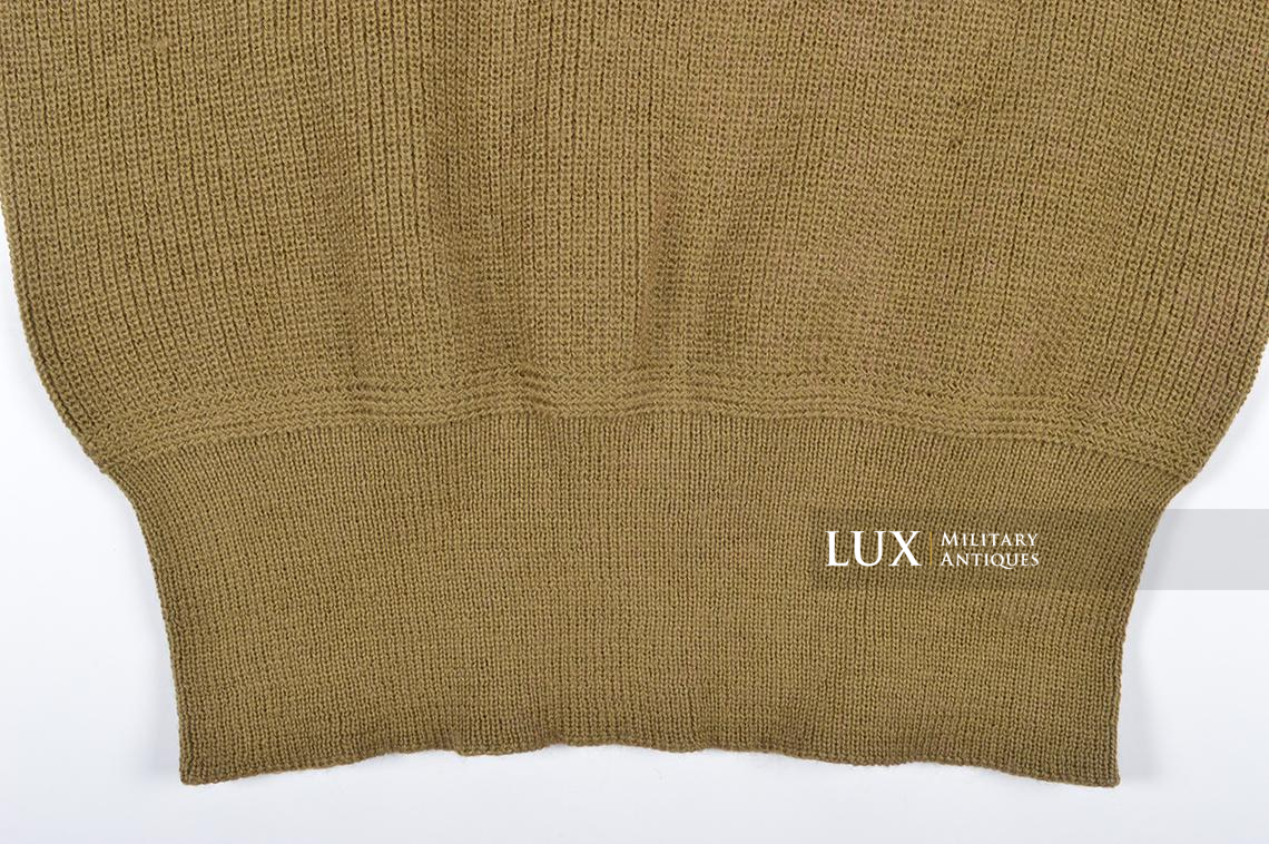 US Army High Neck Issued Sweater, dated 1942 - photo 15