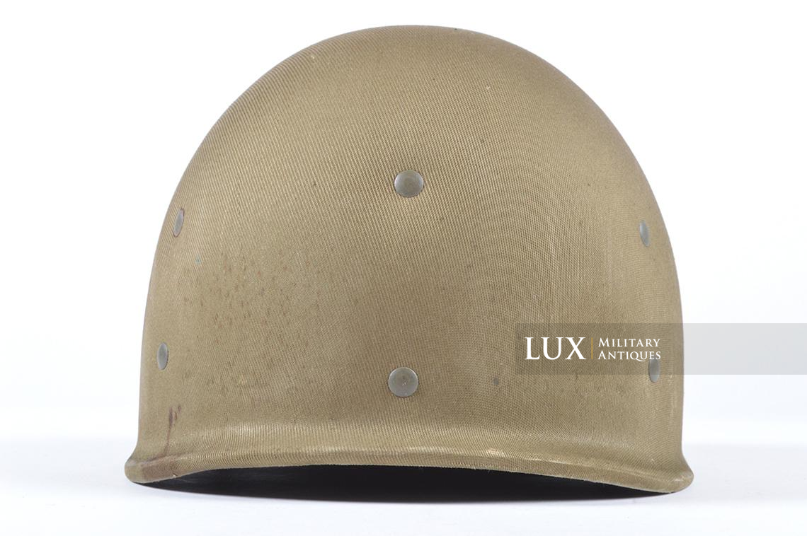 Early WWII USM1 helmet & liner set, named - photo 33