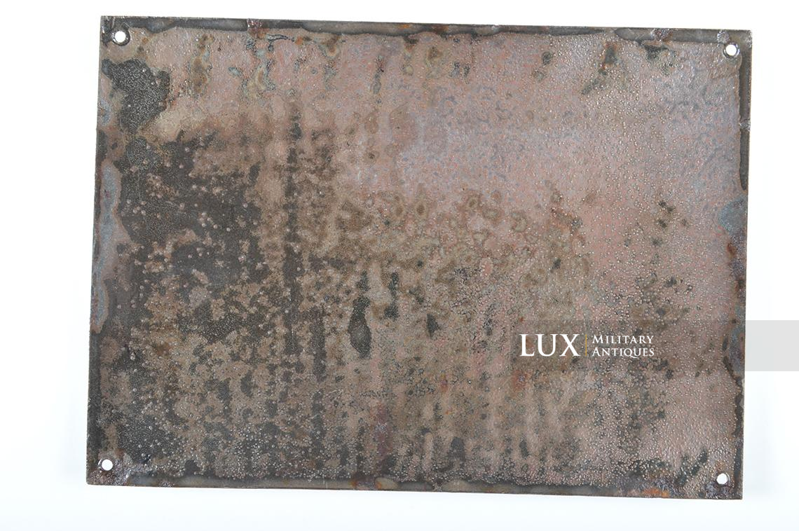 German Bunker ammunition storage room sign, « Munit. R. » - photo 13