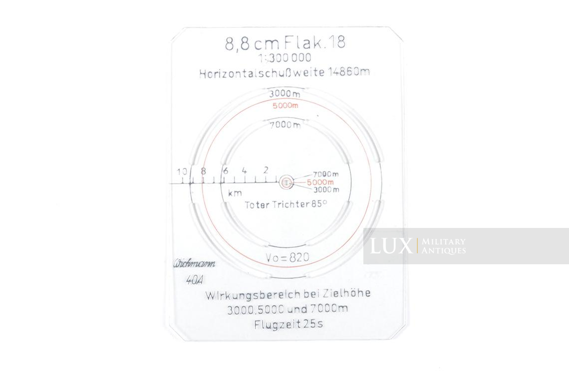 Ensemble de rapporteurs de distance sur carte pour l’artillerie allemande, « cmd40 » - photo 16