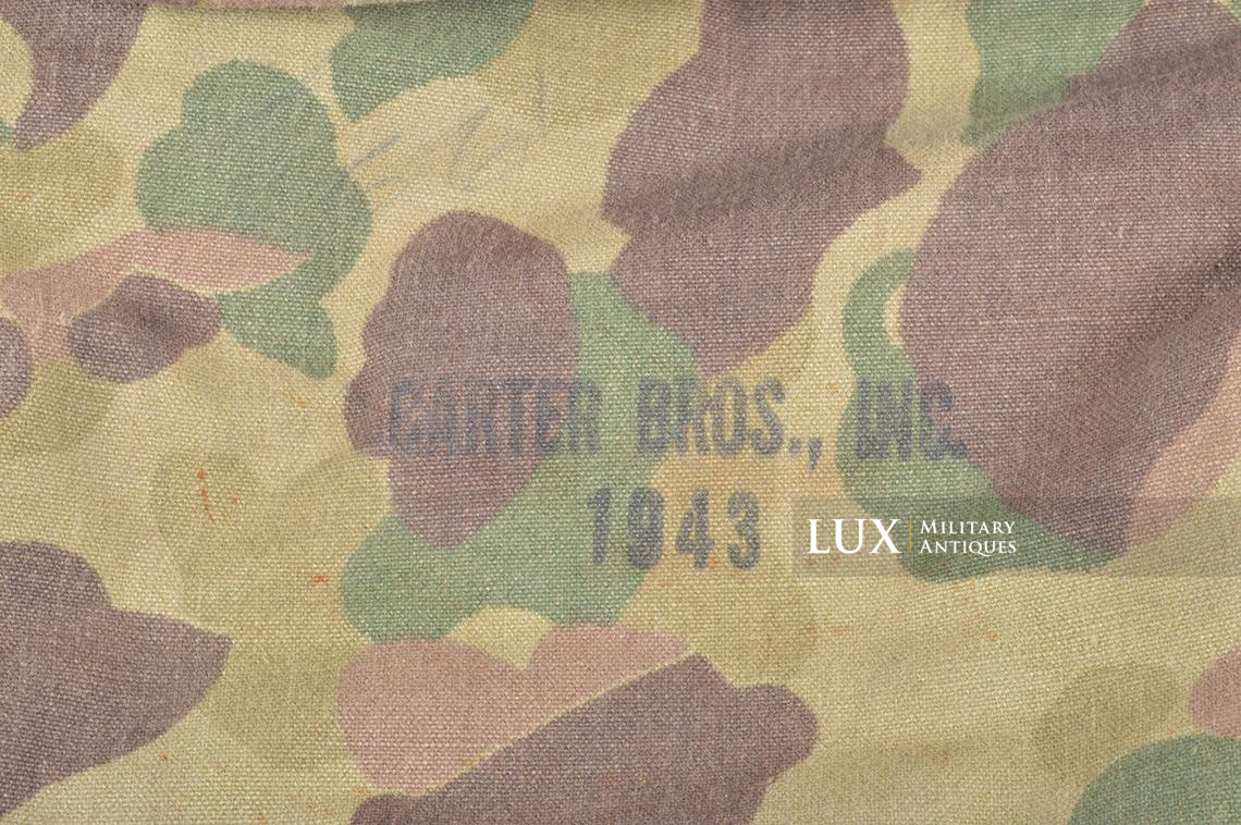 US Army M1943 camouflage canvas jungle pack - photo 12