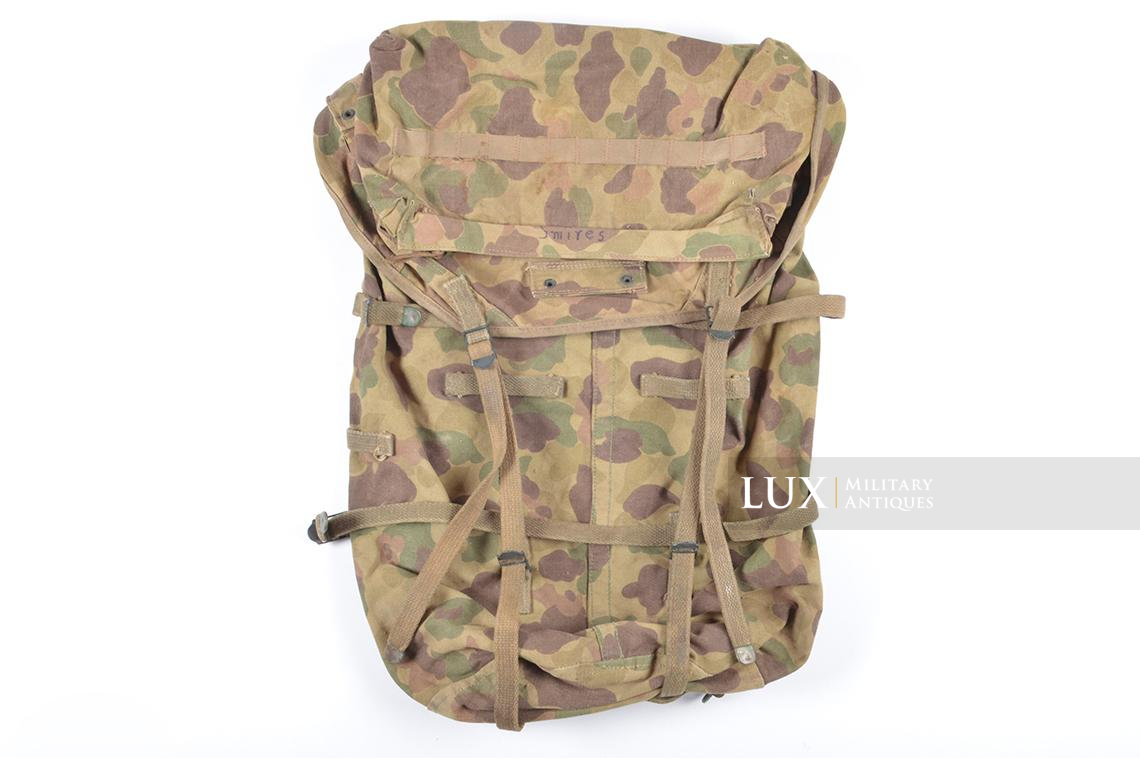 US Army M1943 camouflage canvas jungle pack - photo 4